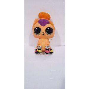 LOL Surprise‎ Pets Neon Kitty Plush 8" Orange Toy Factory